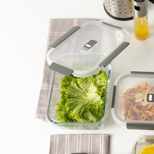 Recipiente en borosilicato gris 1.5 l - Ambiente Gourmet México