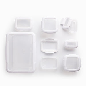 Recipientes Hermeticos Blanco Setx7 - Ambiente Gourmet México