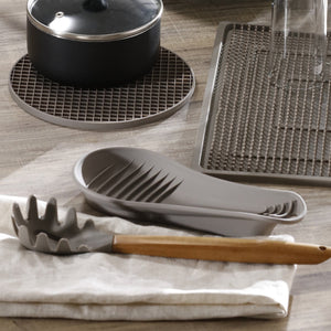 Reposacucharas en silicona gris - Ambiente Gourmet México