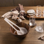 Servidoras en resina blanca set x2 - Ambiente Gourmet México