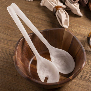 Servidoras en resina blanca set x2 - Ambiente Gourmet México