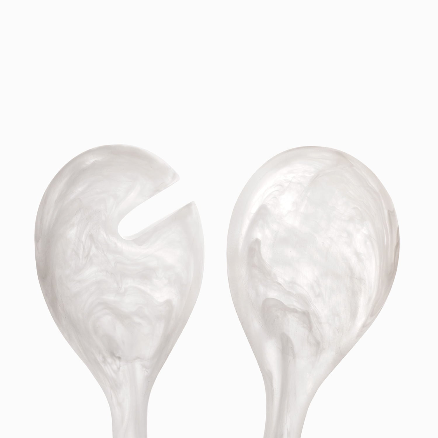 Servidoras en resina blanca set x2 - Ambiente Gourmet México