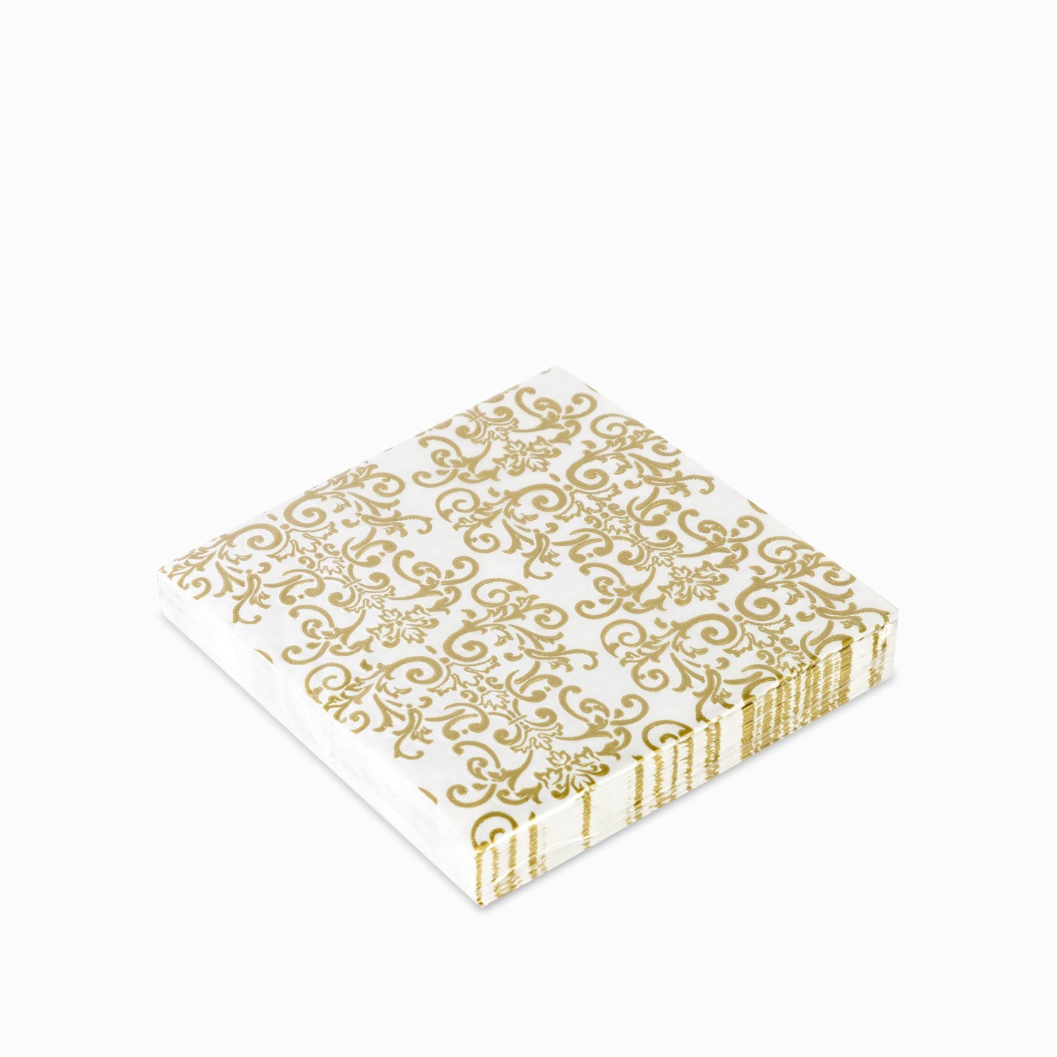 Servilletas arabescos dorado y blanco - Ambiente Gourmet México
