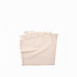 Servilletas de tela flecos beige setx2