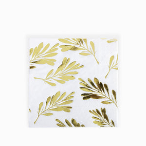 Servilletas hojas doradas - Ambiente Gourmet México