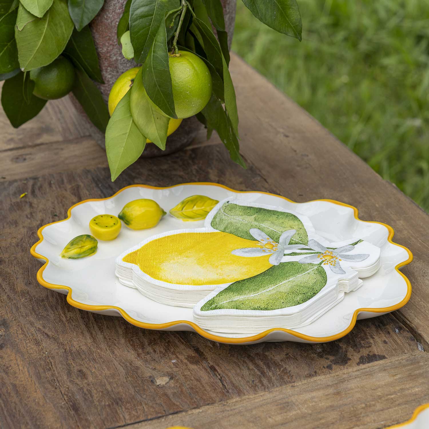 Servilletas limón set x20 - Ambiente Gourmet México