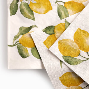Servilletas limones set x20 - Ambiente Gourmet México