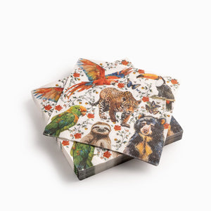 Servilletas tesoro jungla set x20 - Ambiente Gourmet México