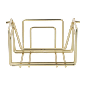 Servilletero cuadrado dorado mate - Ambiente Gourmet México