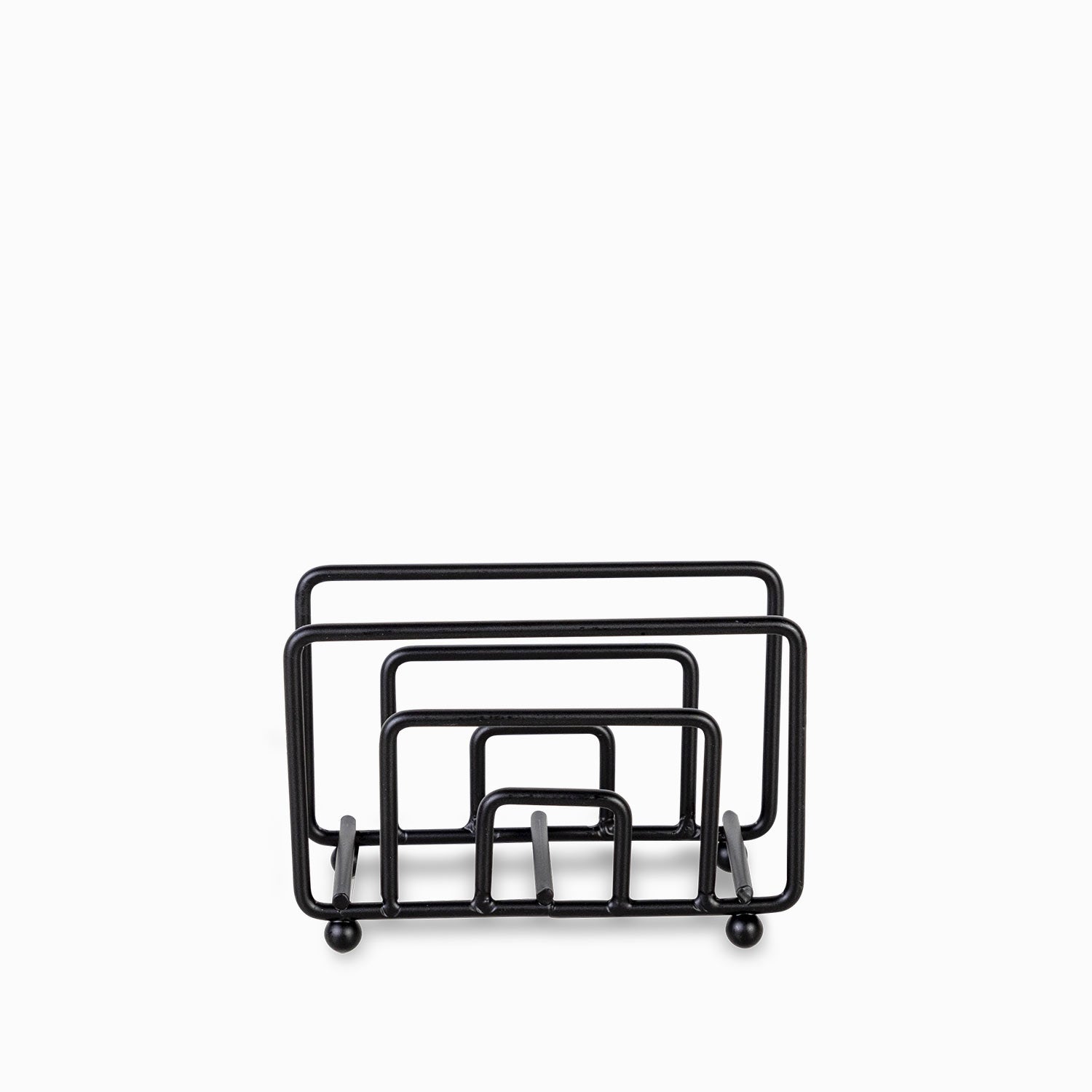 Servilletero cuatro negro - Ambiente Gourmet México