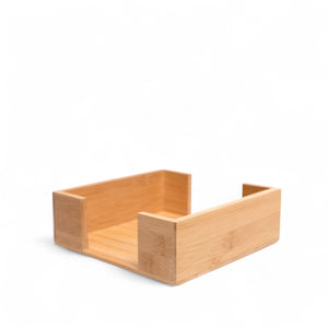 Servilletero en bambú cuadrado 18x18cm - Ambiente Gourmet México