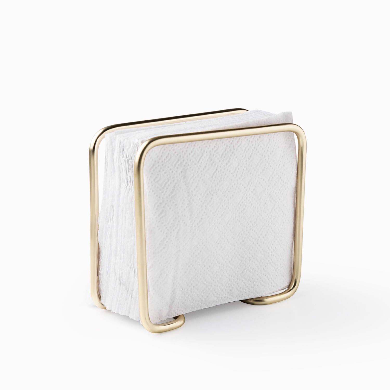 Servilletero Line Dorado - Ambiente Gourmet México