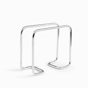 Servilletero Line Plateado - Ambiente Gourmet México