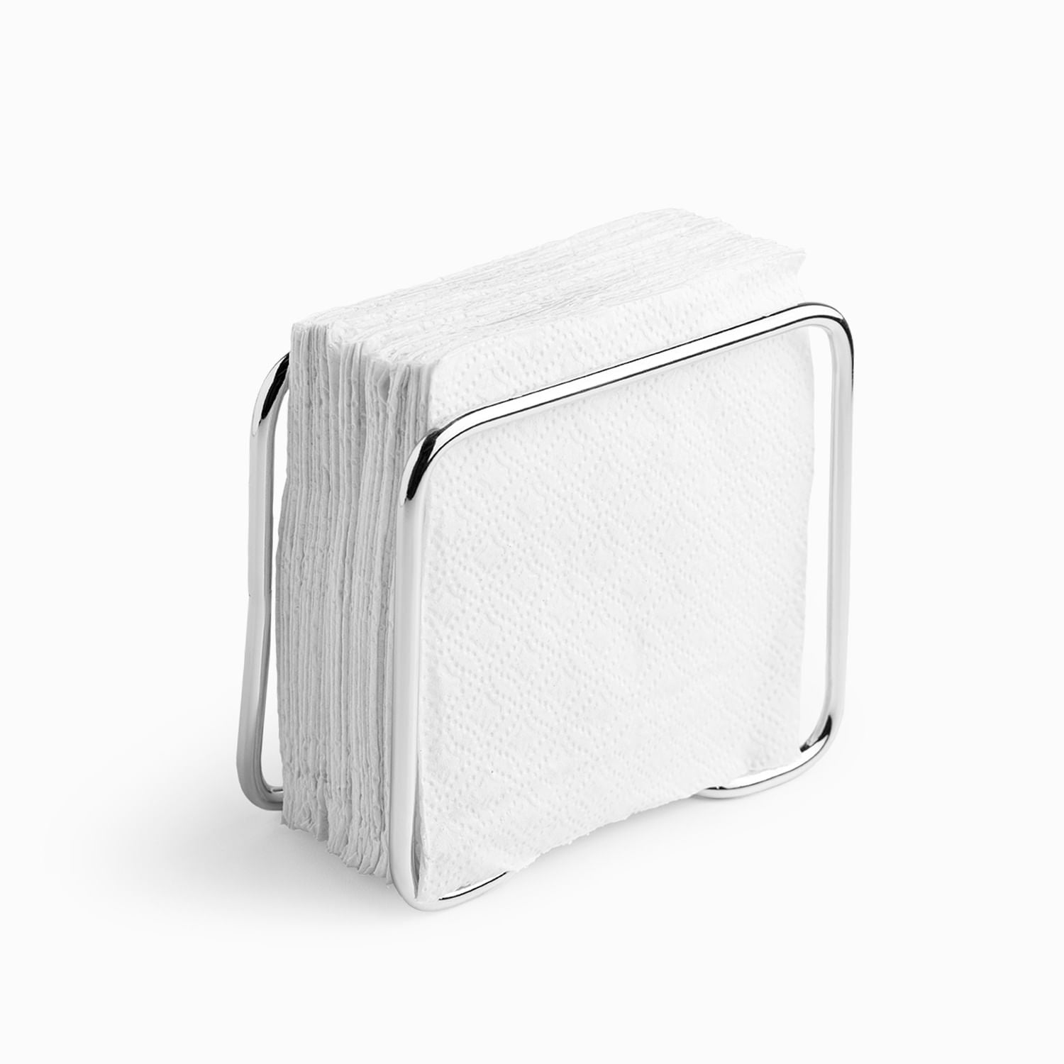 Servilletero Line Plateado - Ambiente Gourmet México