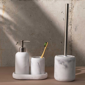 Set baño mármol - Ambiente Gourmet México