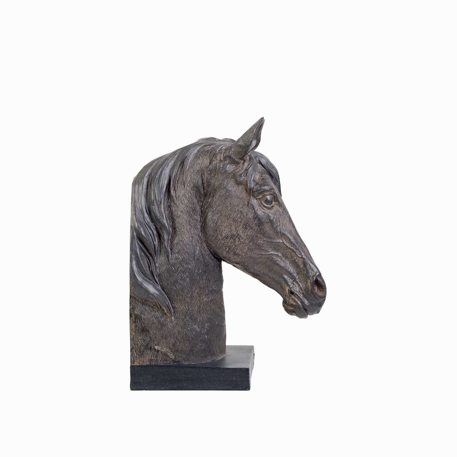 Set caballos sujeta libros 28x21x11.5cm