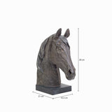 Set caballos sujeta libros 28x21x11.5cm