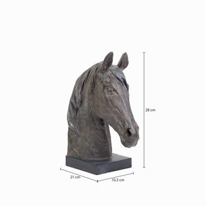 Set caballos sujeta libros 28x21x11.5cm