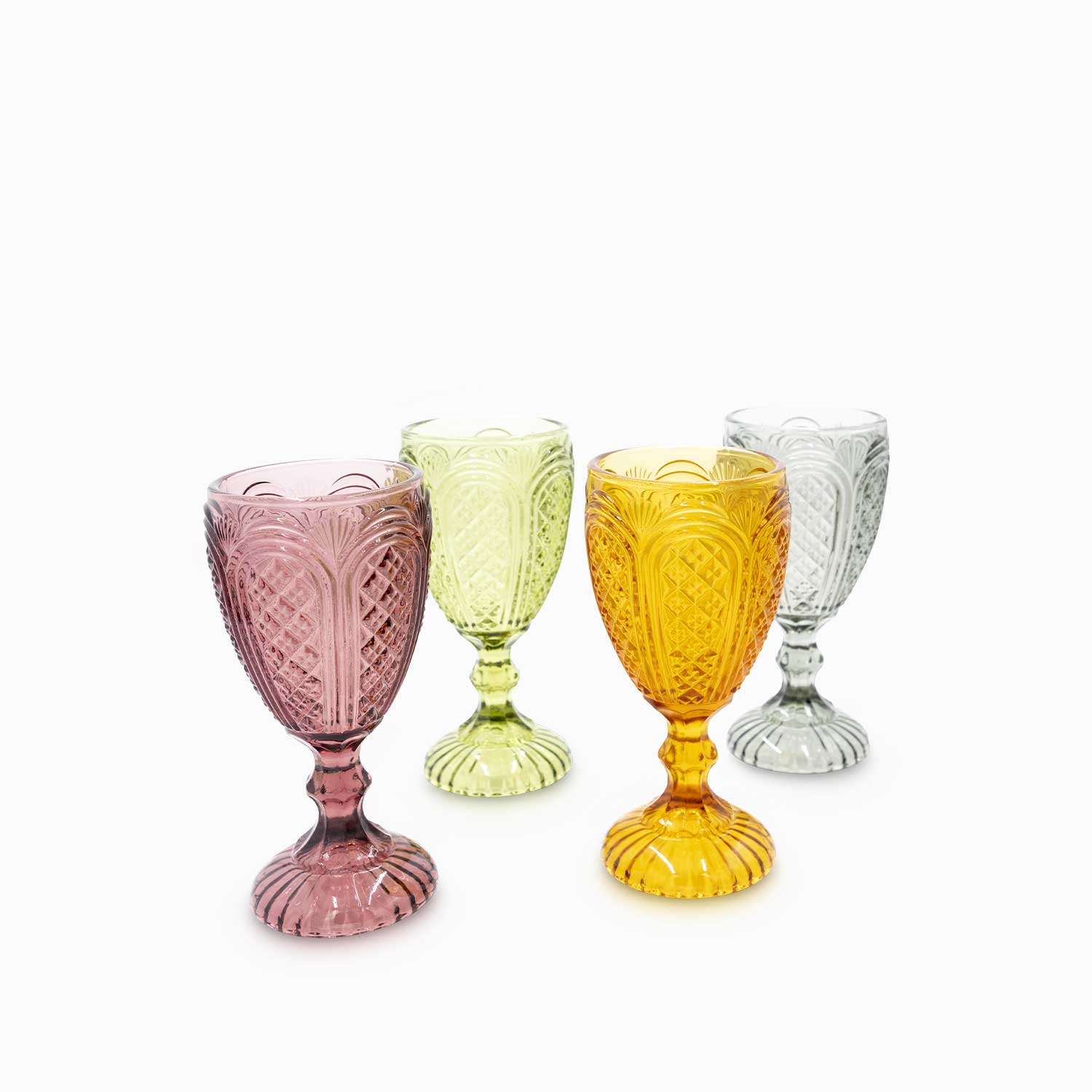 Set de 4 copas toledo tierra