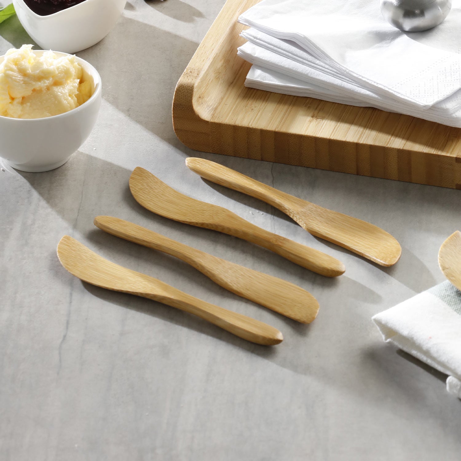 Set de cuchillos en bambú - Ambiente Gourmet México