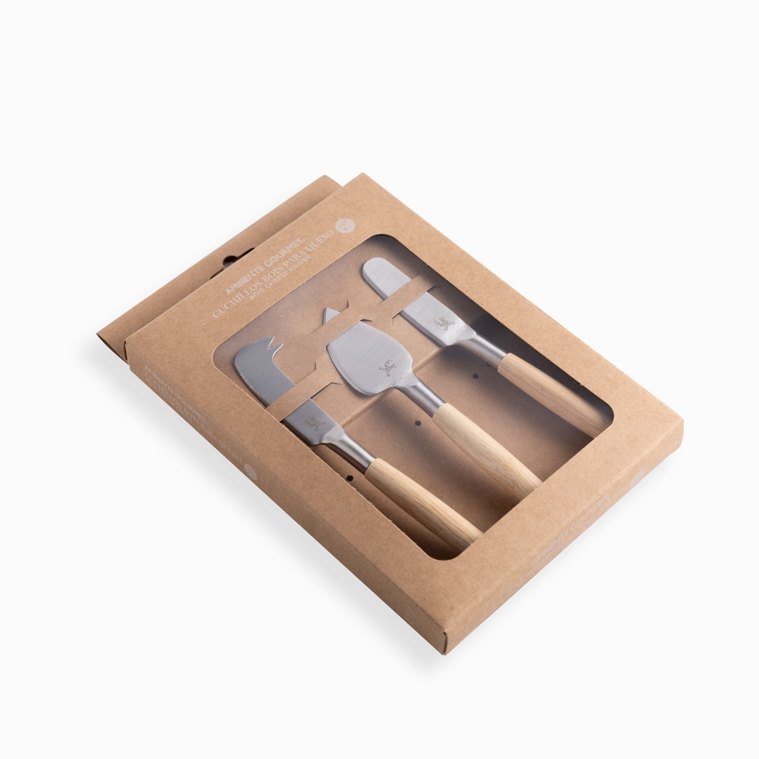 Set De Cuchillos Para Queso Bois 3 Piezas - Ambiente Gourmet México