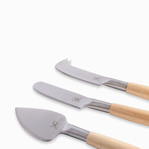 Set De Cuchillos Para Queso Bois 3 Piezas - Ambiente Gourmet México