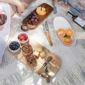 Set de tabla para queso con salseras - Ambiente Gourmet México