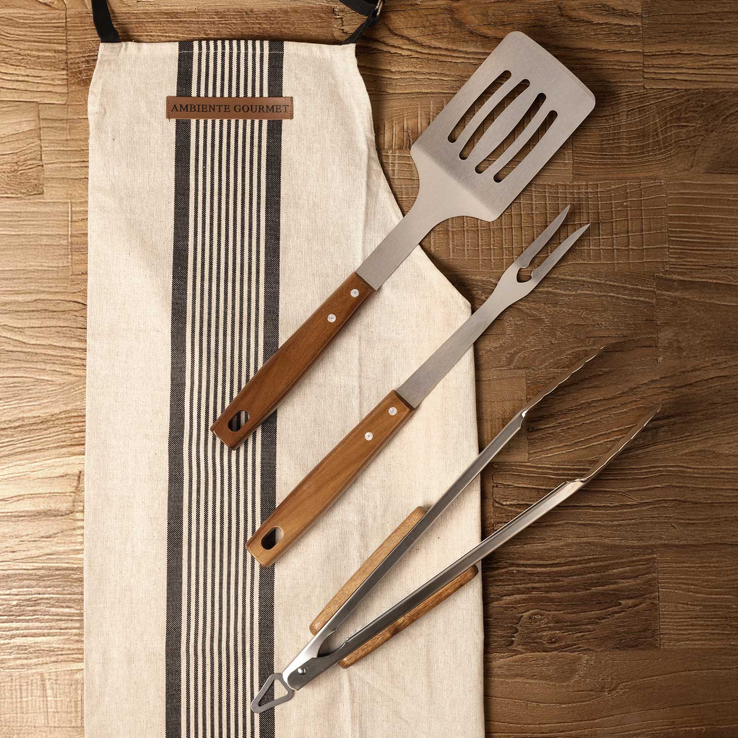 Set de utensilios para BBQ Acacia - Ambiente Gourmet México