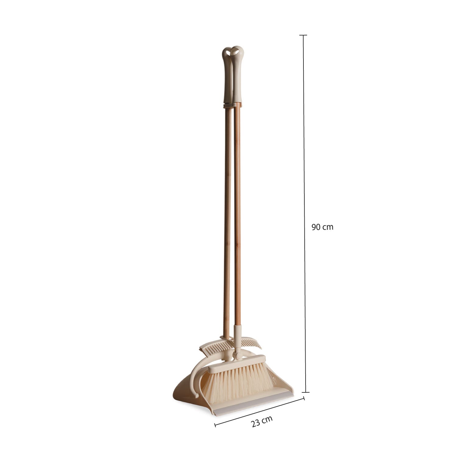 Set mini escoba y recogedor mango en bambú - Ambiente Gourmet México