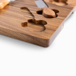 Set Para Quesos Rectangular 4 Piezas - Ambiente Gourmet México