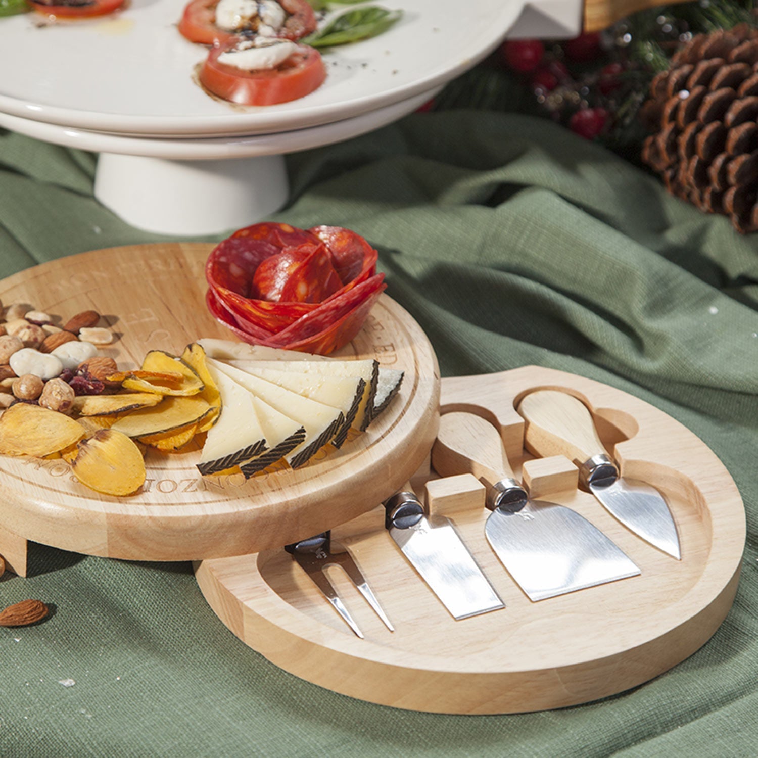 Set para Quesos Redondo x 4 - Ambiente Gourmet México