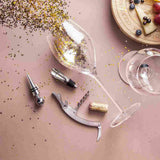 Set para vinos en acero x 3 - Ambiente Gourmet México