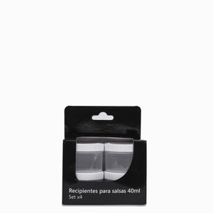 Set recipientes para salsas 40 ml - Ambiente Gourmet México