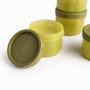 Set Recipientes Para Salsas Verde 40 Ml