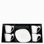 Set Taza y plato caracol grande x 8 pcs