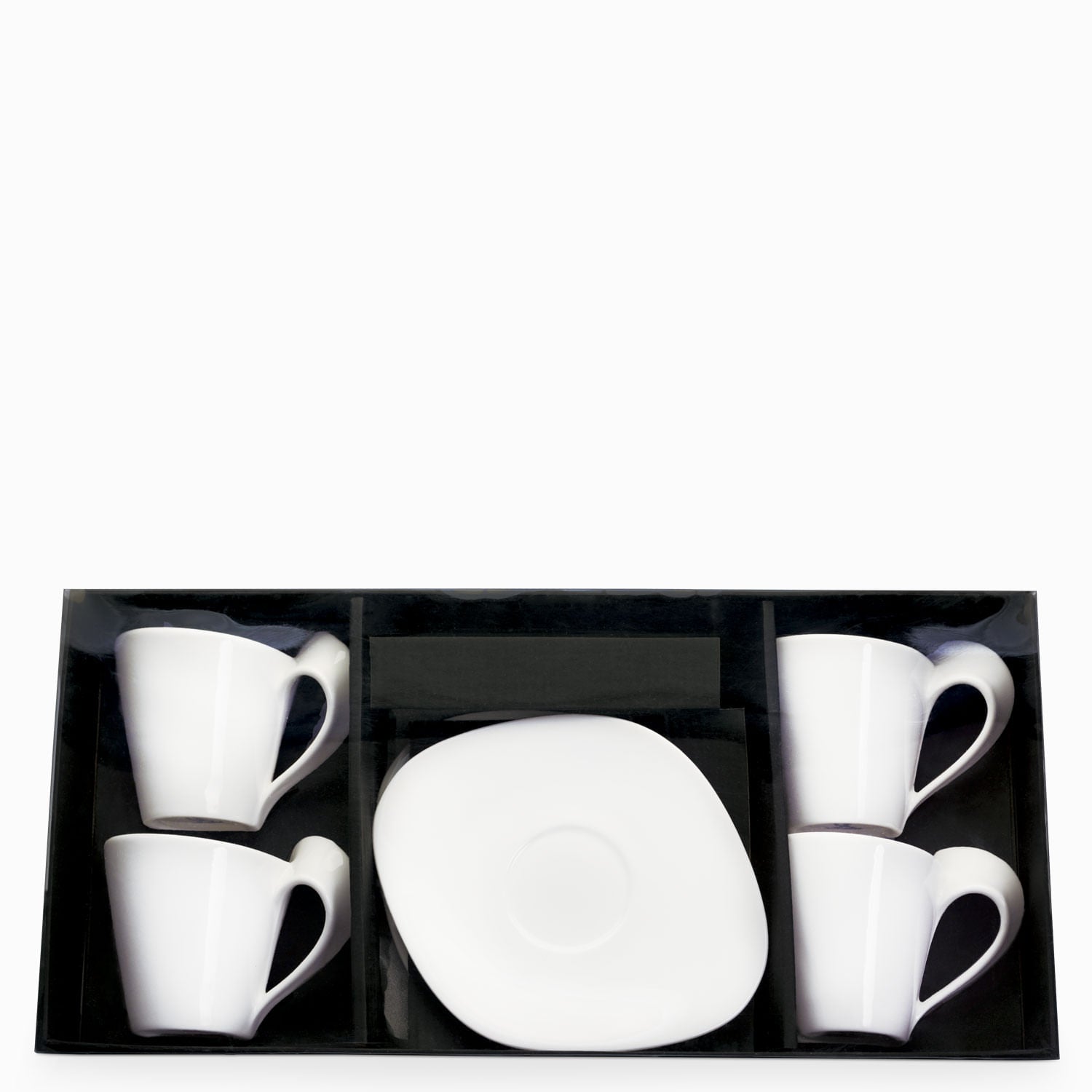 Set Taza y plato caracol grande x 8 pcs - Ambiente Gourmet México