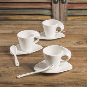 Set Taza y plato caracol pequeño x 8 pcs - Ambiente Gourmet México