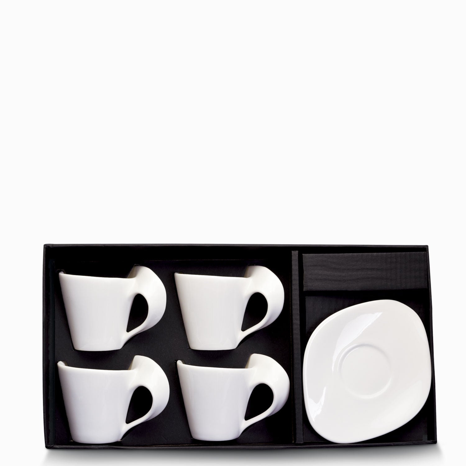Set Taza y plato caracol pequeño x 8 pcs - Ambiente Gourmet México