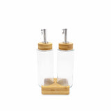 Set vinagre-aceite base madera 270 ml