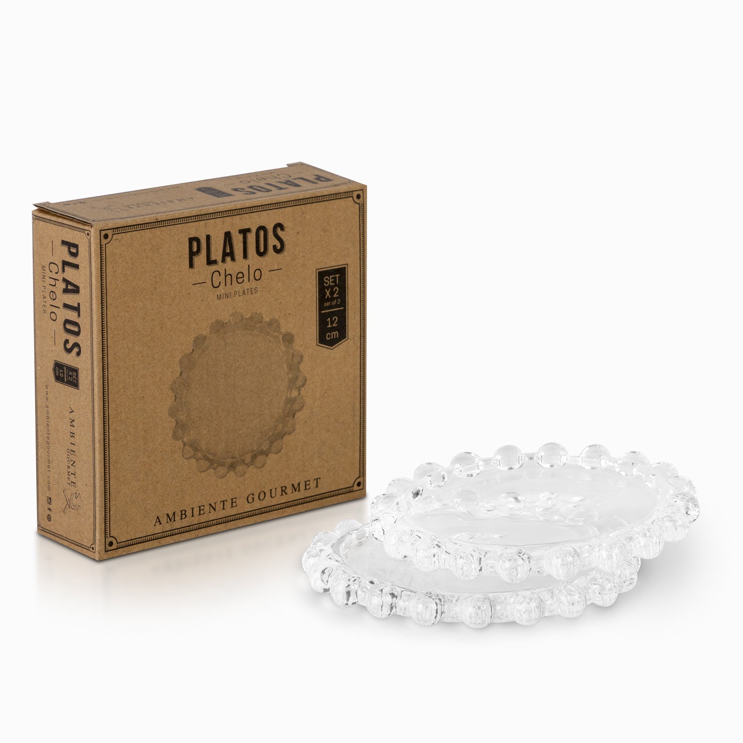 Set x 2 plato 12 cm chelo - Ambiente Gourmet México