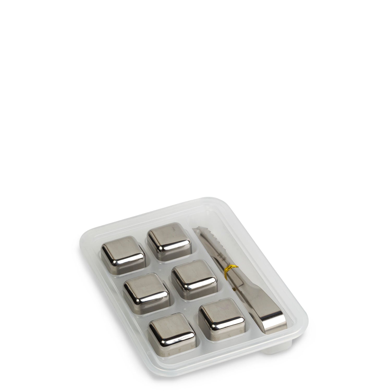 Set x 6 hielos en acero inoxidable