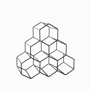 Soporte para 6 botellas de vino hexa