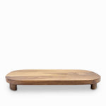 Tabla oval en acacia con patas 36cm