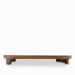 Tabla oval en acacia con patas 36cm