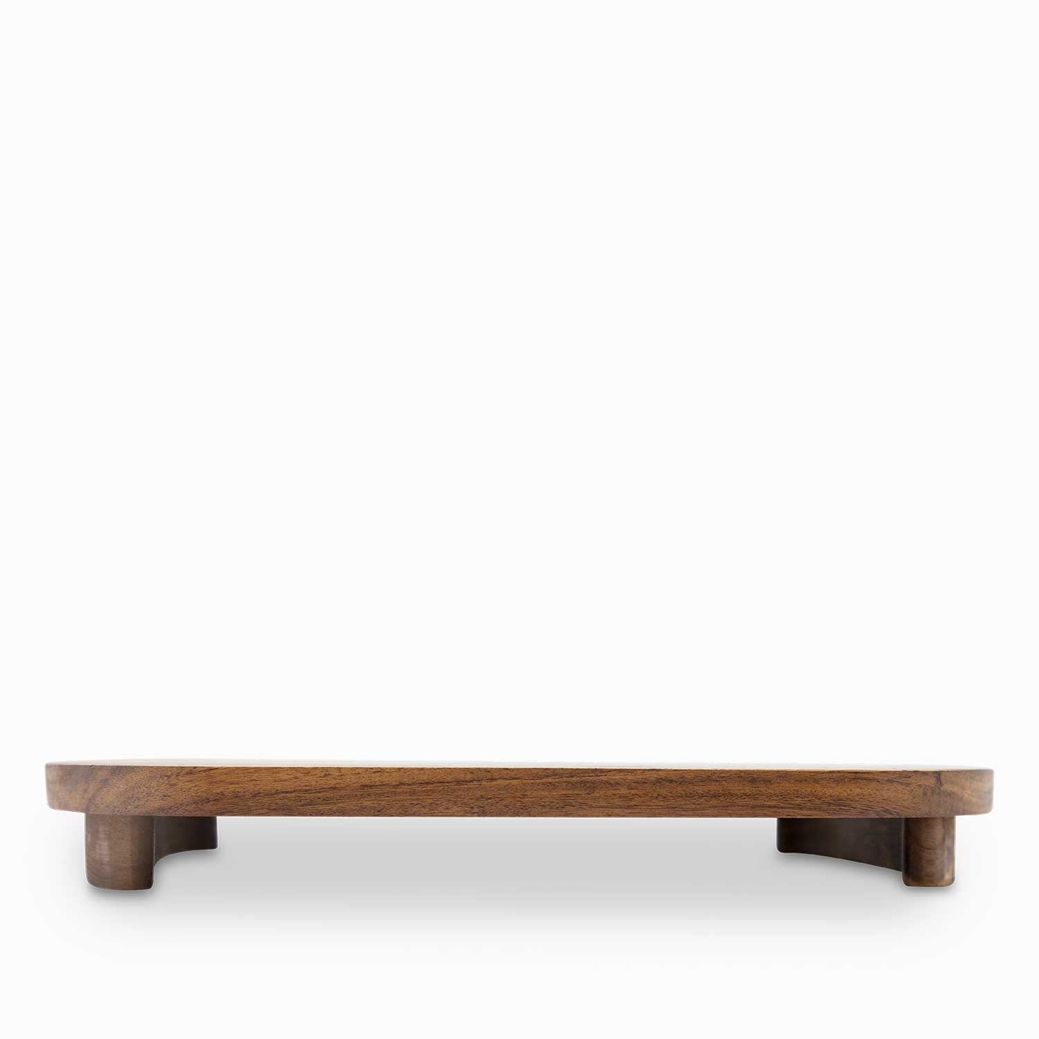 Tabla oval en acacia con patas 36cm