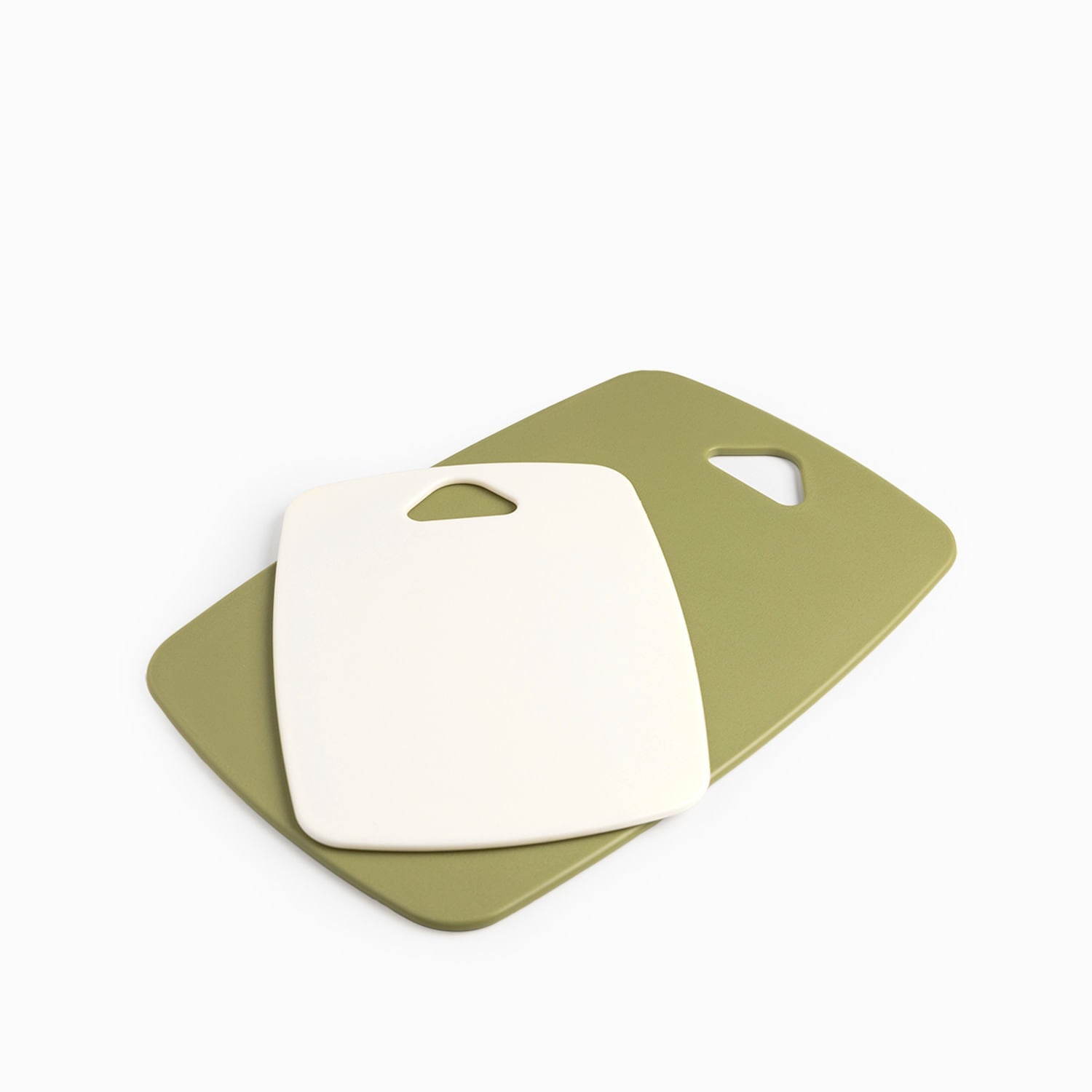 Tablas Para Picar Verde - Blanco Set X2 - Ambiente Gourmet México