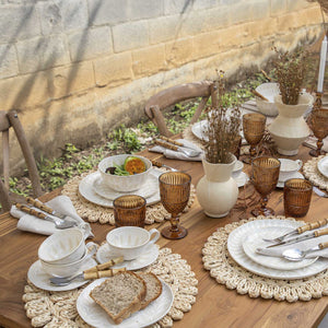 Taza y plato atenea setx4 - Ambiente Gourmet México