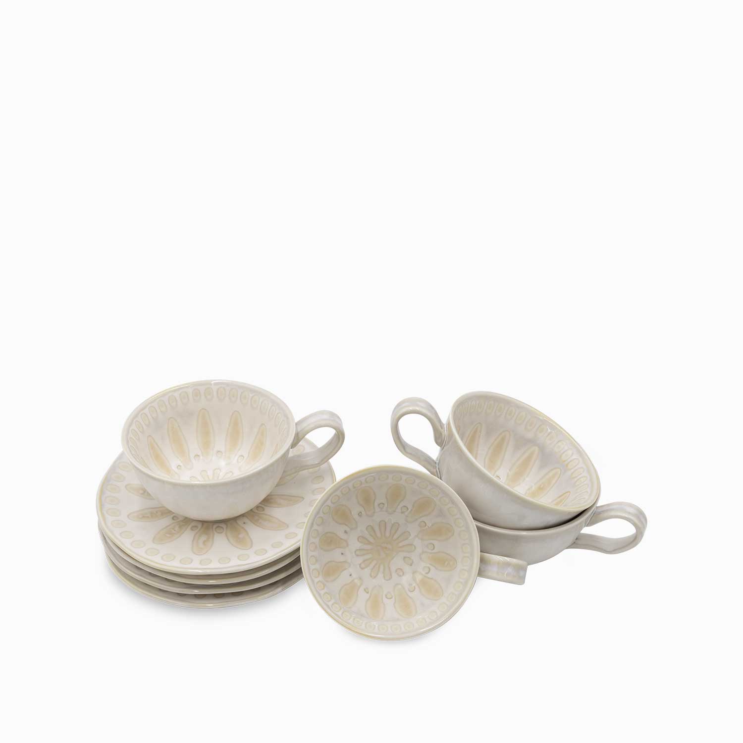 Taza y plato atenea setx4 - Ambiente Gourmet México