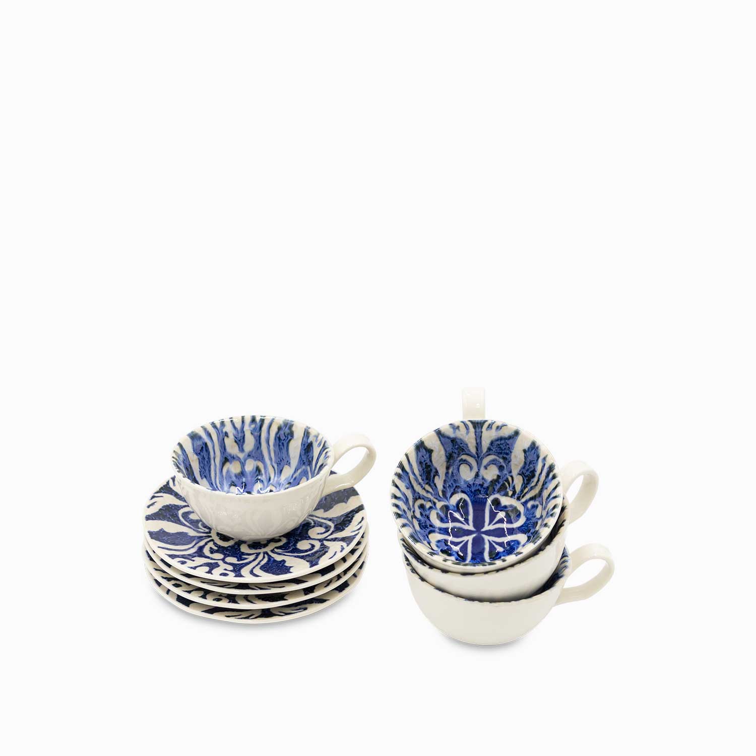 Taza y plato corina setx4 - Ambiente Gourmet México