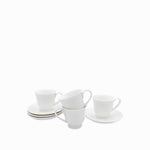 Taza y plato julieta 170ml setx4